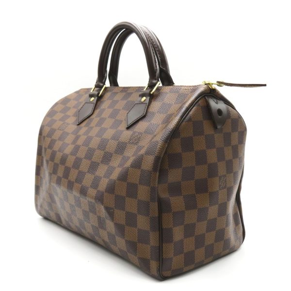 LOUIS VUITTON Speedy 30 Brown Ebene Damier PVC coated canvas N41531 Cheap