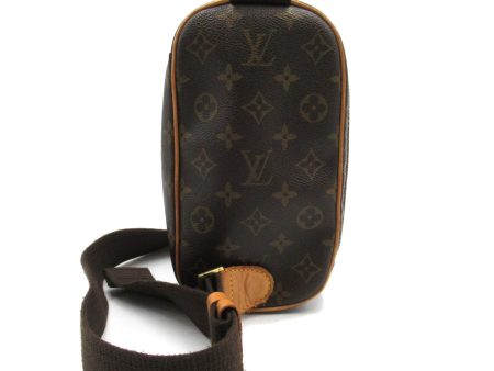 LOUIS VUITTON Pochette Gange Brown Monogram PVC coated canvas M51870 Supply