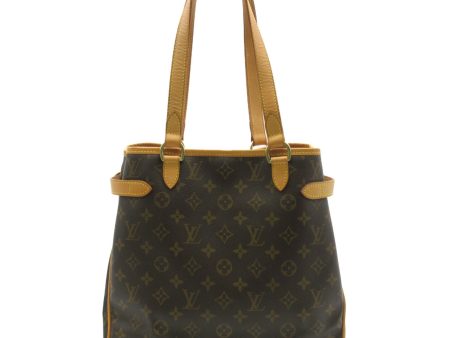 LOUIS VUITTON Batignolles Vertical Tote Bag Brown Monogram PVC coated canvas M51153 Online