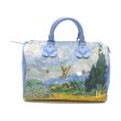 LOUIS VUITTON van gogh speedy 30 Blue PVC coated canvas Masters collection M43314 Online now