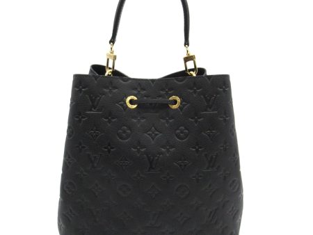 LOUIS VUITTON Neonoe Black Black Monogram empreinte leather M45256 For Sale