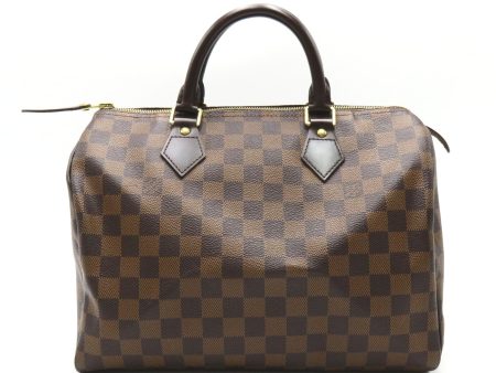 LOUIS VUITTON Speedy 30 Brown Ebene Damier PVC coated canvas N41531 Cheap