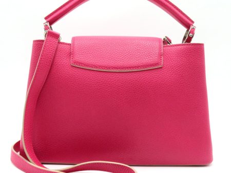 LOUIS VUITTON CapucinePM Pink Taurillon Clemence Leather leather M94519 For Cheap