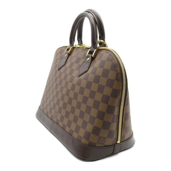 LOUIS VUITTON Alma PM Brown Ebene Damier PVC coated canvas N51131 Discount