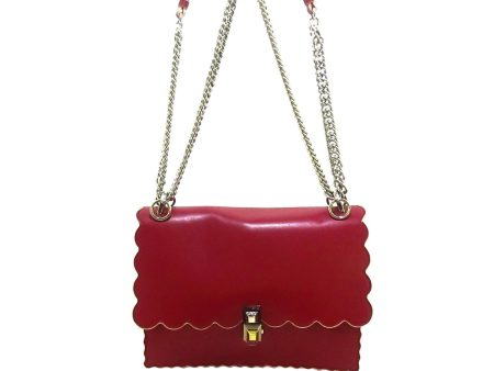 Fendi Scalloped Studded Kan I Discount