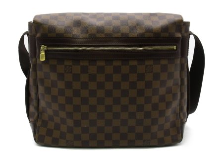 LOUIS VUITTON Bastille Shoulder Bag Brown Damier PVC coated canvas N45258 For Sale