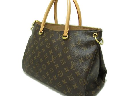 LOUIS VUITTON Pallas Tote Bag Brown Havane Monogram PVC coated canvas M40907 Fashion