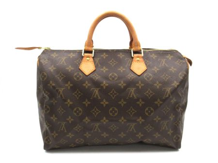 LOUIS VUITTON Speedy 35 Brown Monogram PVC coated canvas M41524 Online