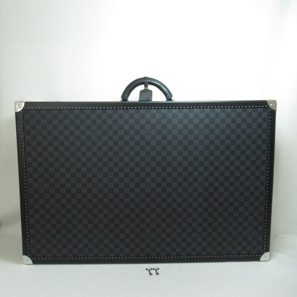 LOUIS VUITTON Bisten 80 Black Damier graphite PVC coated canvas Fashion