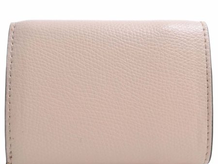 FENDI F s  Leather Micro Trifold Wallet 8M0395 Pink Ladies Online