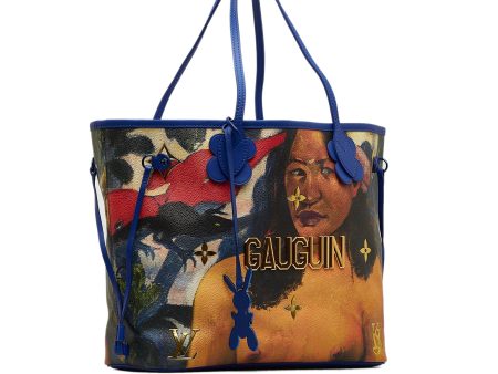 LOUIS VUITTON 2017 Masters Collection Neverfull Jeff Koons Gauguin MM Tote Bag Cheap