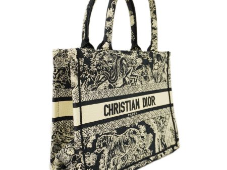 CHRISTIAN DIOR  Book Tote Women s Canvas Tote Bag Navy For Cheap