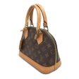 LOUIS VUITTON Alma BB 2way Shoulder Bag Brown Monogram PVC coated canvas Online