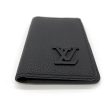 LOUIS VUITTON Accessories LV Aerogram Organizer De Poche Noir Black Card Case Business Holder Square Men s Grain Calf Leather Online Sale