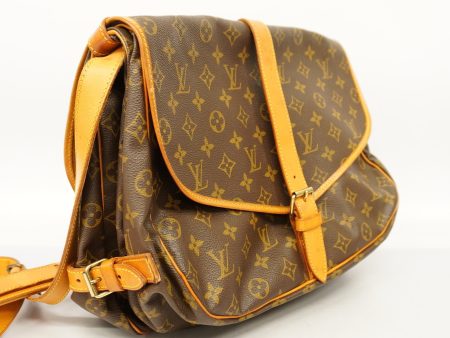 LOUIS VUITTON Auth  Monogram Saumur 35 M42254 Women s Shoulder Bag For Cheap