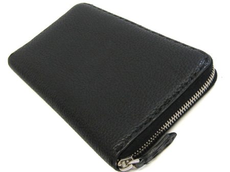 FENDI Selleria 7M0198 NDU 169 7032 Men s Leather Long Wallet [bi-fold] Black Hot on Sale