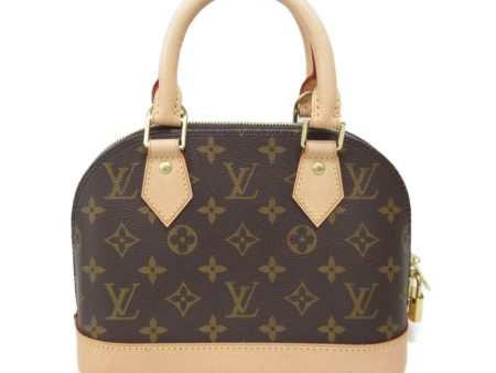 LOUIS VUITTON Alma BB2wayShoulder Bag Brown Monogram PVC coated canvas M53152 Online now