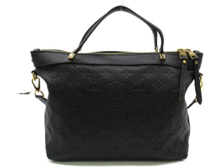 LOUIS VUITTON Bastille PM Shoulder Bag Black Black Monogram empreinte leather M41162 For Discount