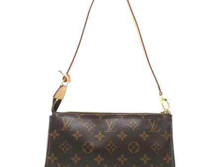 LOUIS VUITTON Pochette Accessoires Brown Monogram PVC coated canvas M40712 Hot on Sale