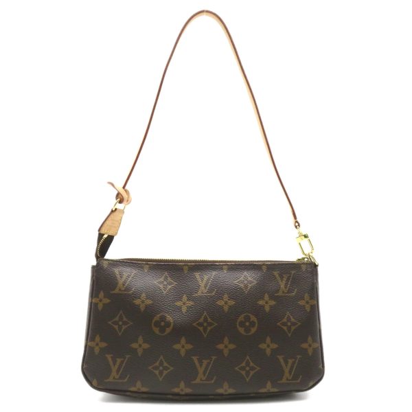 LOUIS VUITTON Pochette Accessoires Brown Monogram PVC coated canvas M40712 Hot on Sale