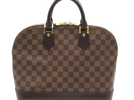 LOUIS VUITTON Alma Brown Ebene Damier PVC coated canvas N51131 on Sale