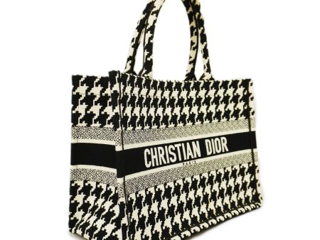 CHRISTIAN DIOR  Book Tote Women s Canvas Tote Bag Black For Sale