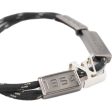 LOUIS VUITTON  MP2231 LV Satellite Logo Bracelet Black Unisex Supply