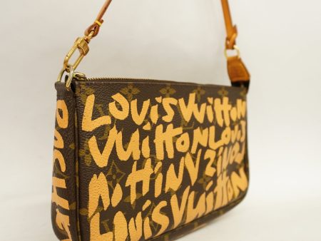 LOUIS VUITTON Auth  Monogram Graffiti Pochette Accessoir M92193 Online Hot Sale