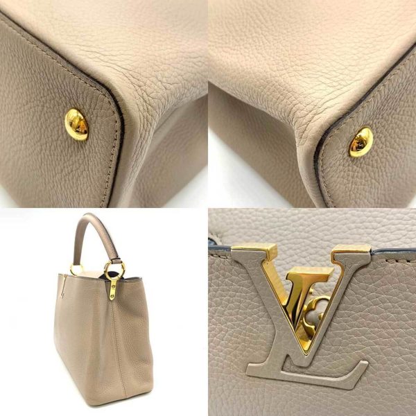 LOUIS VUITTON Bag Capucines MM Gale Beige Greige Handbag One Handle Studded LV Ladies Taurillon Leather M94428 LOUISVUITTON Online Hot Sale