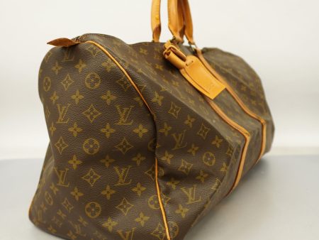 LOUIS VUITTON Auth  Monogram Keepol 55 M41424 Unisex Boston Bag Discount