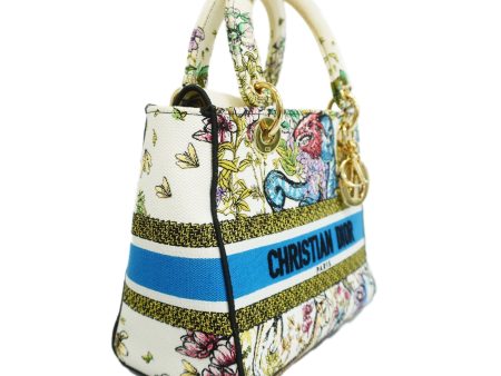 CHRISTIAN DIOR  Handbag Women s Canvas Handbag Ivory For Discount