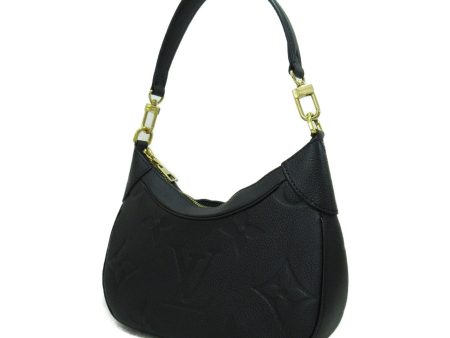 LOUIS VUITTON Bagatelle NM Shoulder Bag Black Black Monogram empreinte leather M46002 For Sale