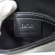 CHRISTIAN DIOR Bag Men s Shoulder Pouch Leather Saddle Vertical Black Micro Online now