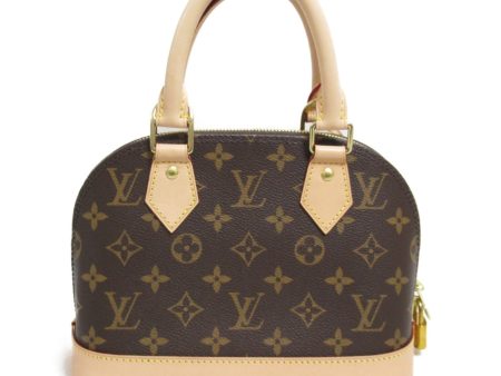 LOUIS VUITTON Alma BB 2way Shoulder Bag Brown Monogram PVC coated canvas M53152 Discount