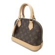 LOUIS VUITTON Alma BB2wayShoulder Bag Brown Monogram PVC coated canvas M53152 Online now