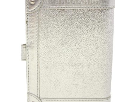 LOUIS VUITTON Agenda Partner Day Planner Cover Suhari Silver R21032 Auth 45096 Hot on Sale