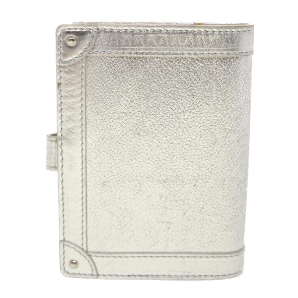 LOUIS VUITTON Agenda Partner Day Planner Cover Suhari Silver R21032 Auth 45096 Hot on Sale