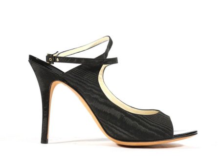 Fendi Designer Shoes for women Black Satin Open-toes 8F2926 (FFW07) Hot on Sale