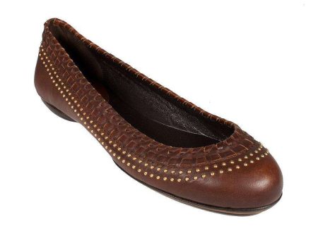 Gucci Ballerina s Designer Shoes for Women Brown Leather Flats Discount