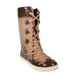 Fendi Boots Winter Snow Women s Boots Beige Zuccino (FFW41) Cheap