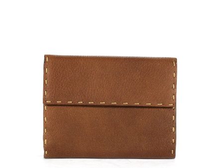 Fendi Women s Wallet Brown Selleria short leather designer Women s Wallet 8M0145 (ffw09) Sale