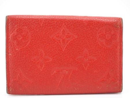 LOUIS VUITTON  M63708 Empreinte Multicle 6 Key Case Red Ladies For Discount