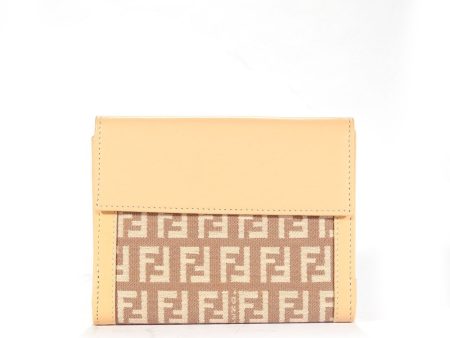 Fendi Women s Wallet Zucchino   Calf leather designer Beige 8M0035 (ffw23) For Discount