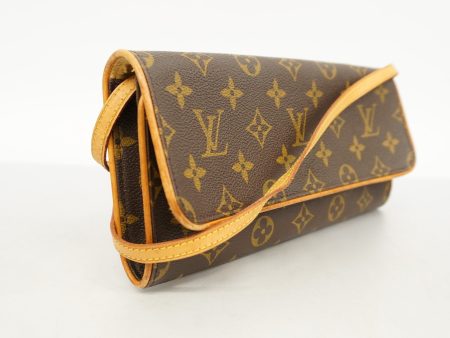 LOUIS VUITTON Auth  Monogram Pochette Twin GM M51852 Online now