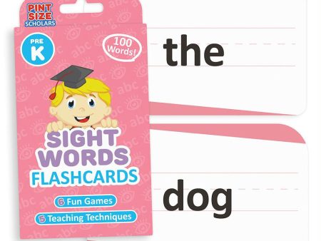 Sight Words Flashcards, Pre-K Supply