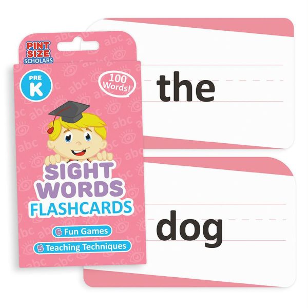 Sight Words Flashcards, Pre-K Supply