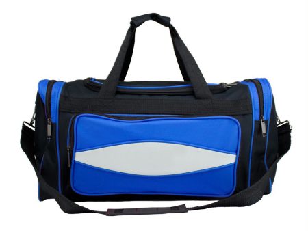 20 Inch Blue 600HD Tuff Cloth Canvas Duffel Bag Supply