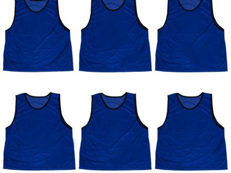 6-pack Adult Scrimmage Pinnies, Dark Blue Online