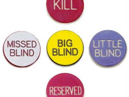 1   Button Combo Pack (Little, Big, Kill, Miss, Reserve) on Sale