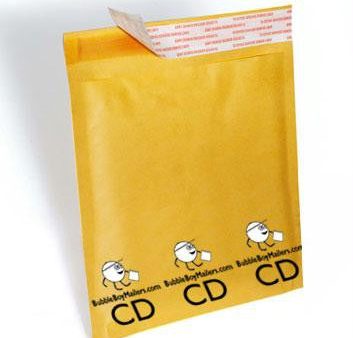 (250) CD BubbleBoy 6.5  x 8.5  Self-Sealable Bubble Mailers Fashion